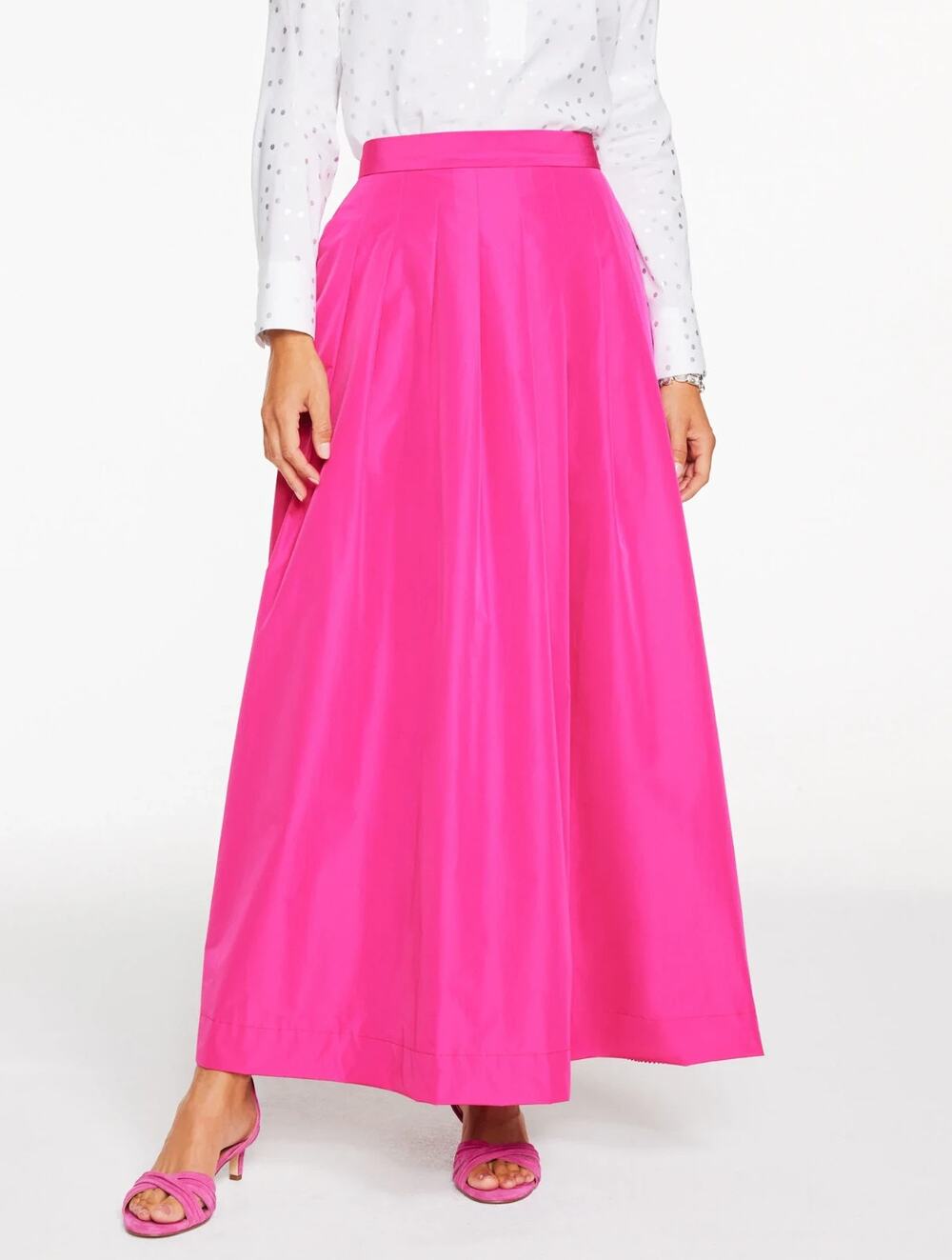 Talbots Fuschia Maxi Skirt 6
